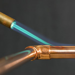 allen plumber soldering copper pipe